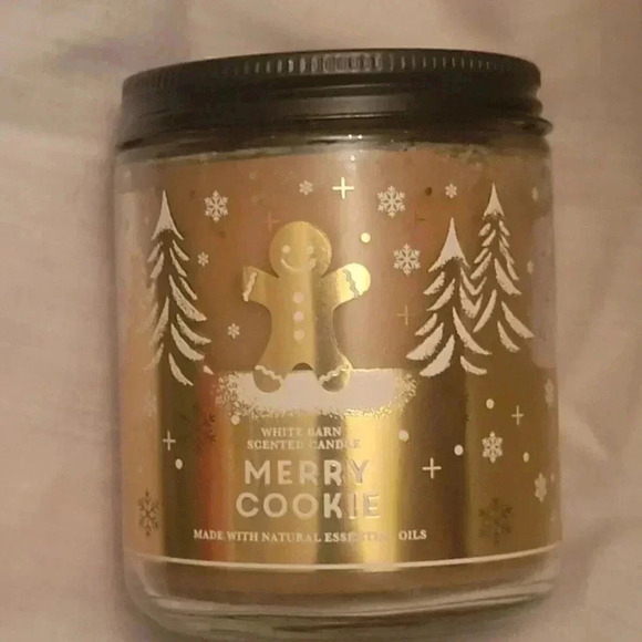 White Barn MERRY COOKIE Single Wick Candle - Picture 1 of 1